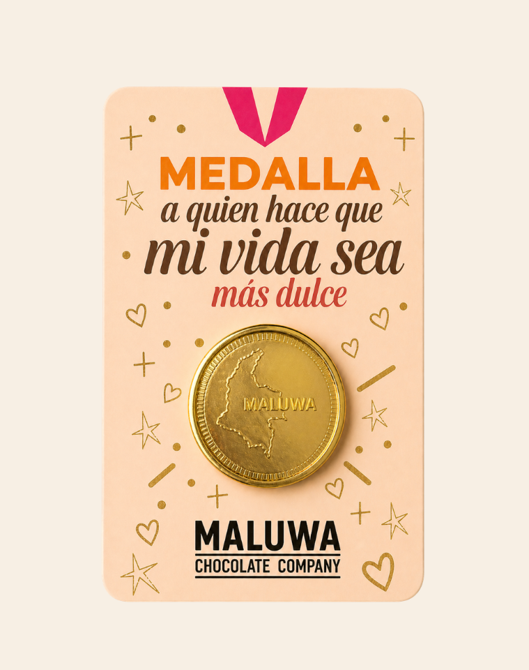 Medalla de chocolate Maluwa