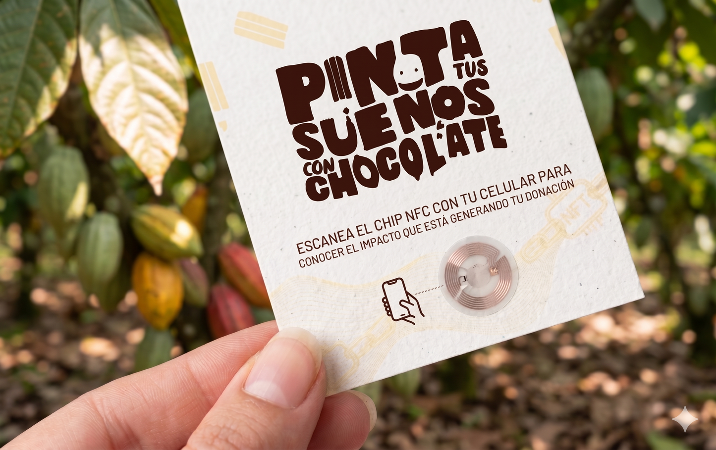 Barra de chocolate Edición Pinta Tus Sueños Con Chocolate