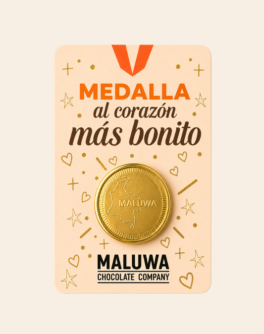 Medalla de chocolate Maluwa