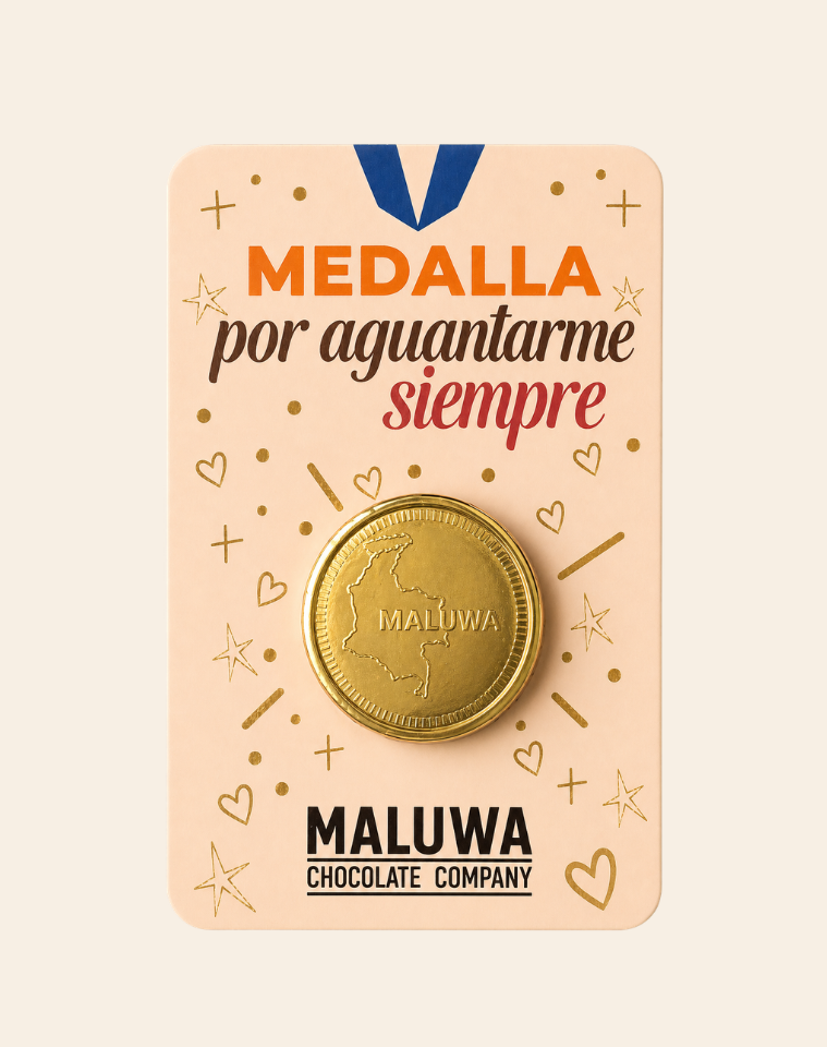 Medalla de chocolate Maluwa