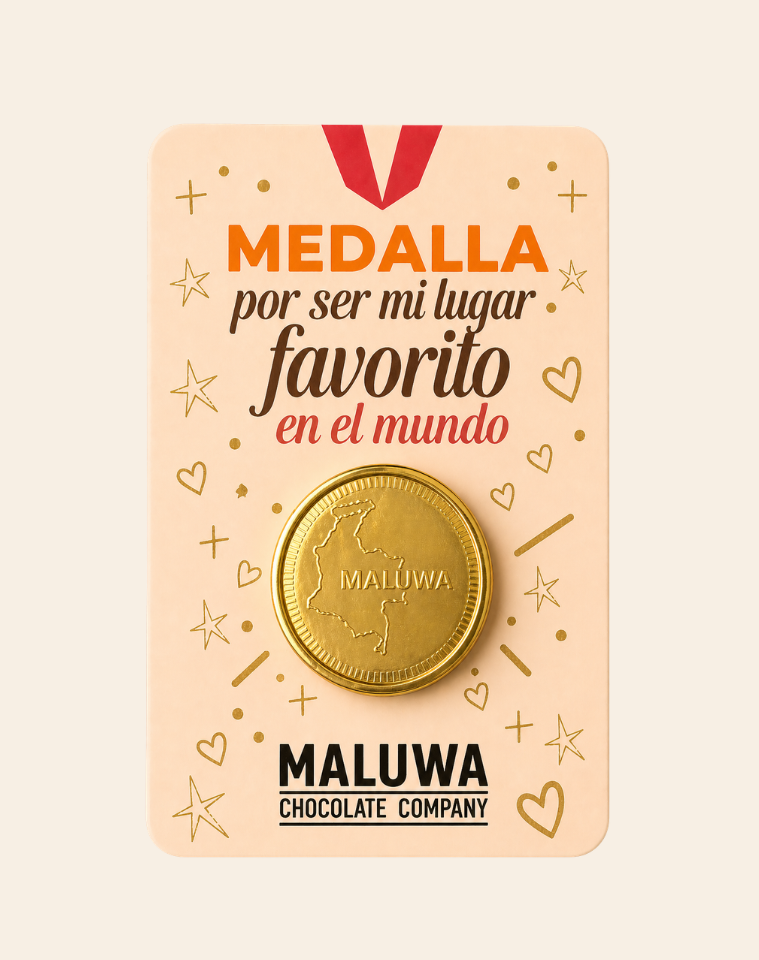 Medalla de chocolate Maluwa
